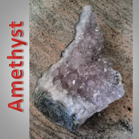 Other - large AMETHYST drusy chunk crystal cluster FEBRUARY birthstone CHAKRA  07
